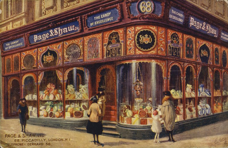 Page & Shaw Ltd, 68, Piccadilly, London WI alkotó: English School