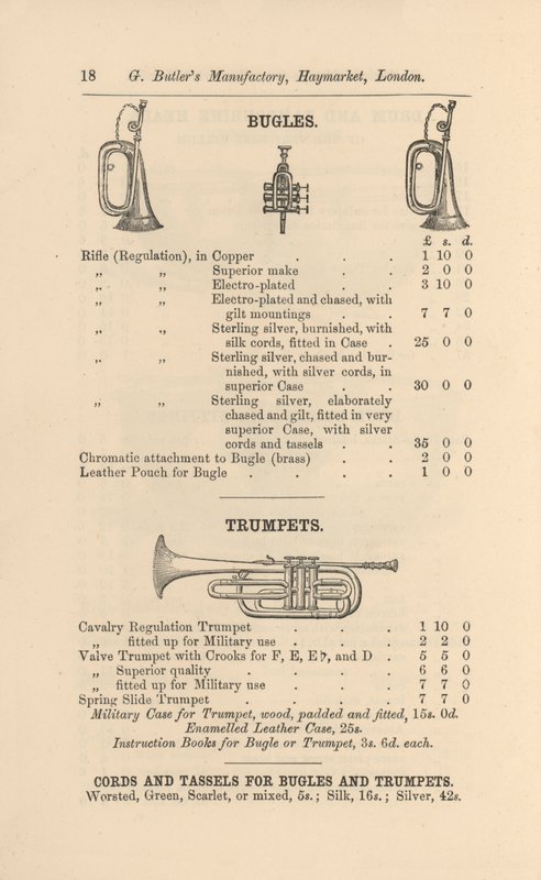 Oldal G Butler Illusztrált Hangszerkatalógusából (metszet) alkotó: English School