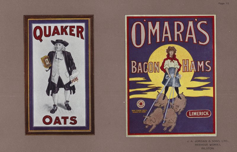 Oldal a Jordans Enamelled Signs kínálatából alkotó: English School