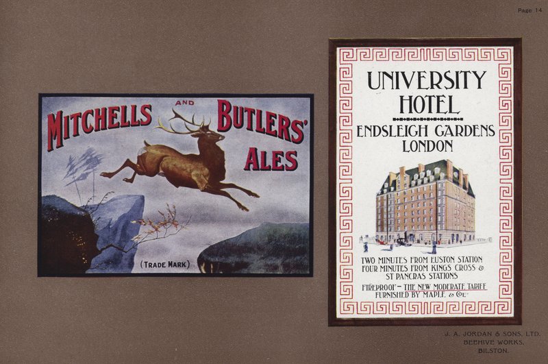 Oldal a Jordans Enamelled Signs kínálatából alkotó: English School