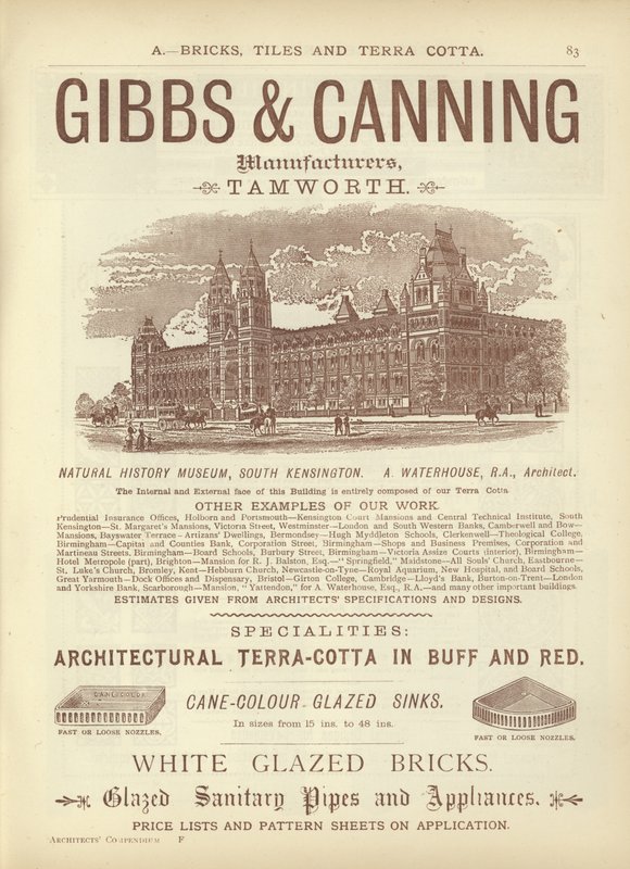 Oldal a The Architects, Surveyors and Engineers Compendium 1892-ből alkotó: English School