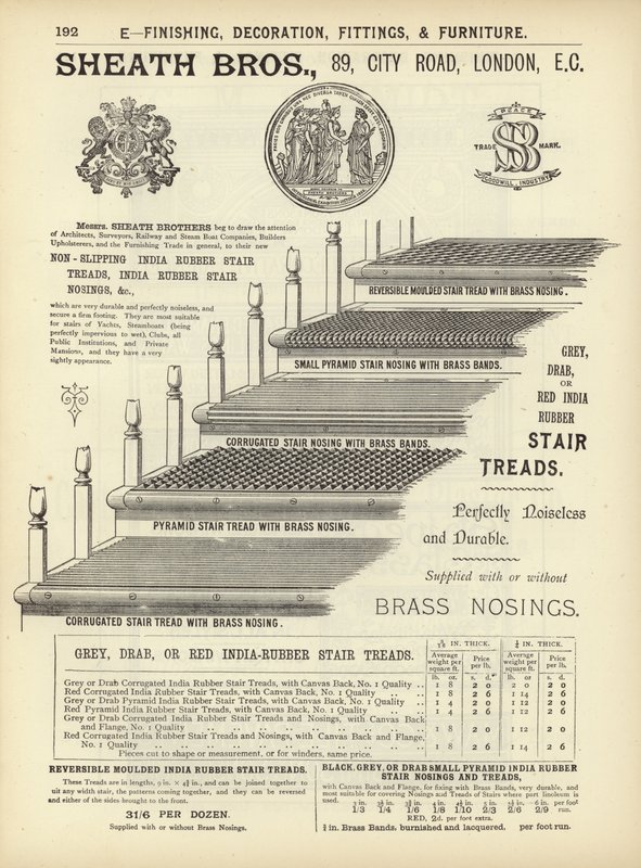 Oldal a The Architects, Surveyors and Engineers Compendium 1892-ből alkotó: English School