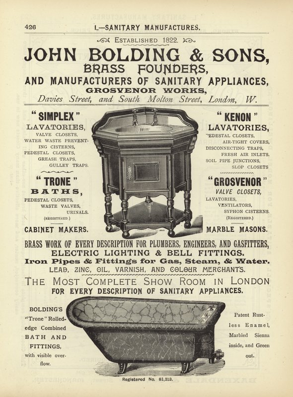 Oldal a The Architects, Surveyors and Engineers Compendium 1892-ből alkotó: English School