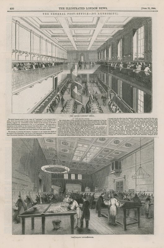 Oldal az Illustrated London News-ból alkotó: English School
