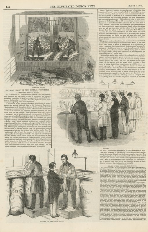 Oldal az Illustrated London News-ból alkotó: English School