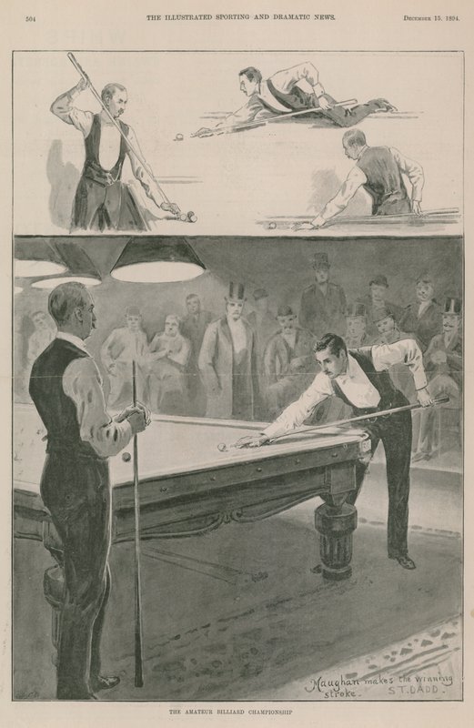 Oldal az Illustrated Sporting and Dramatic News-ból alkotó: English School