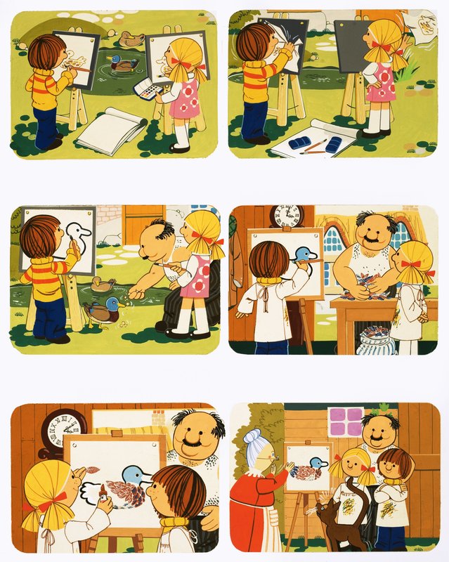 Kacsa festése alkotó: English School