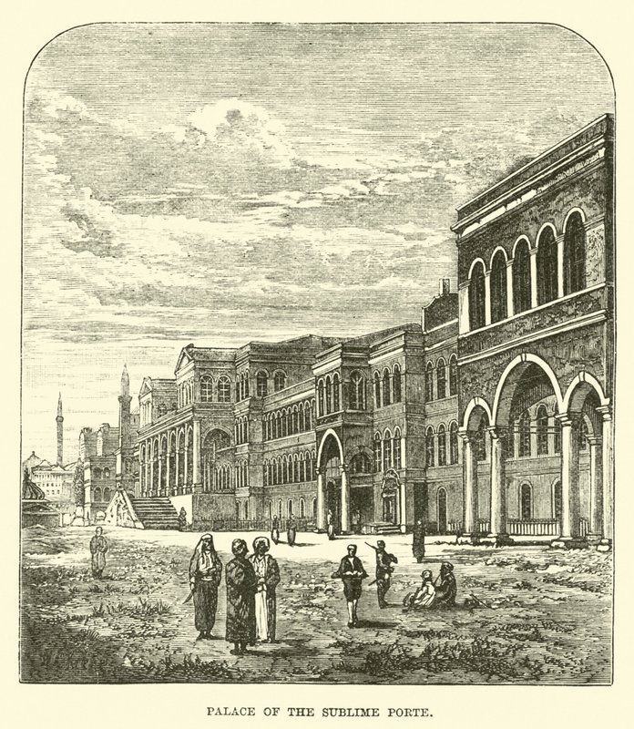 A Magasztos Porta palotája alkotó: English School