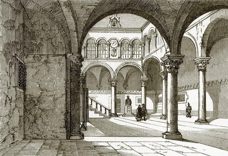 Az ősi dogák palotája Ragusában alkotó: English School