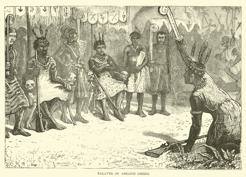 Az Ashanti Chiefs Palaver alkotó: English School