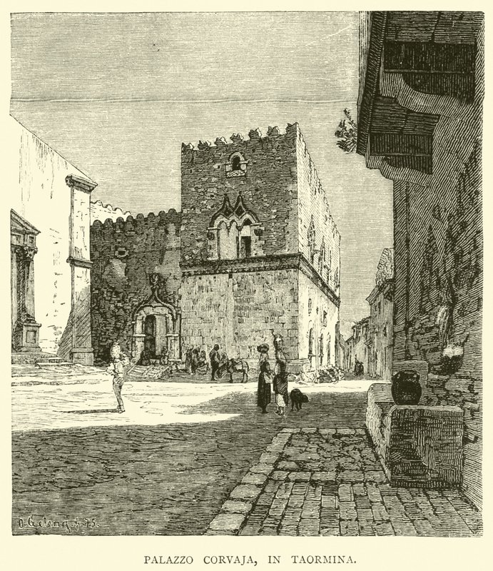 Corvaja palota, Taorminában alkotó: English School