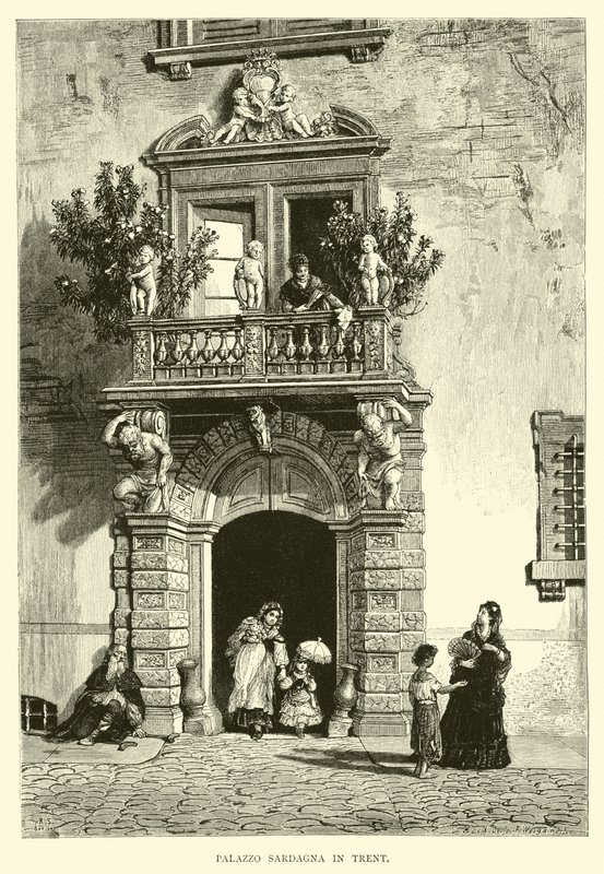 Palazzo Sardagna Trentben alkotó: English School