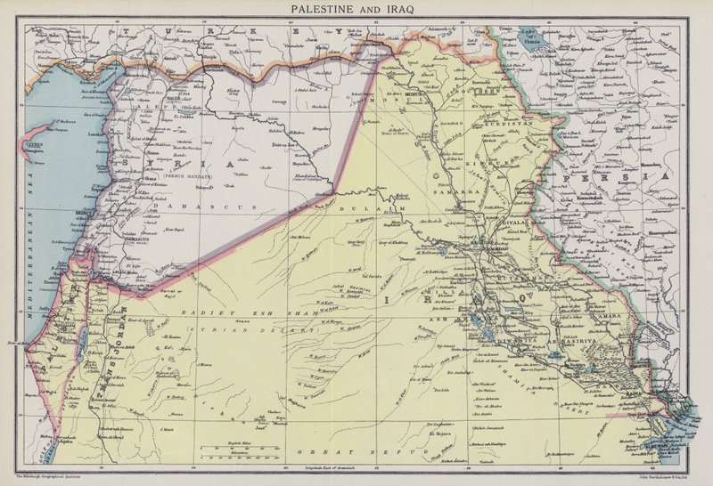 Palesztina és Irak alkotó: English School