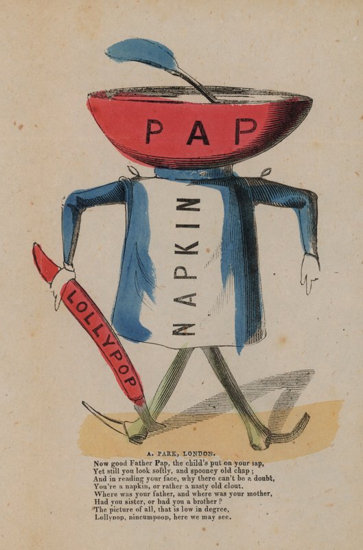 Papír, szalvéta és nyalóka (színes gravírozás) alkotó: English School