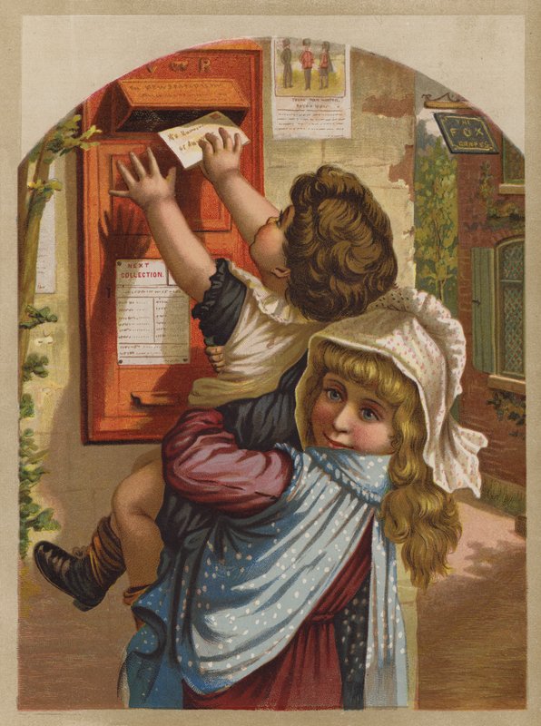 Papa levele (chromolitho) alkotó: English School