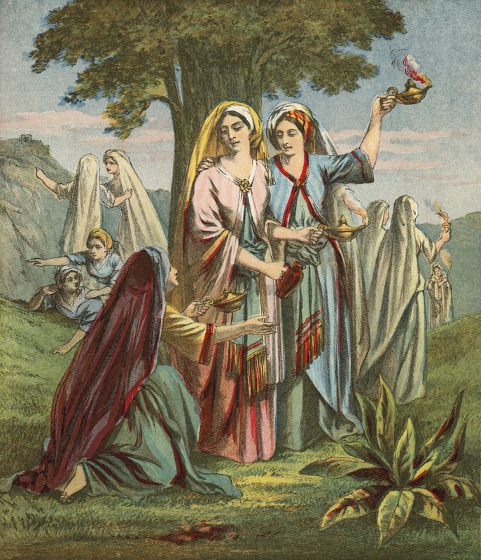 Példabeszéd a tíz szűzről alkotó: English School
