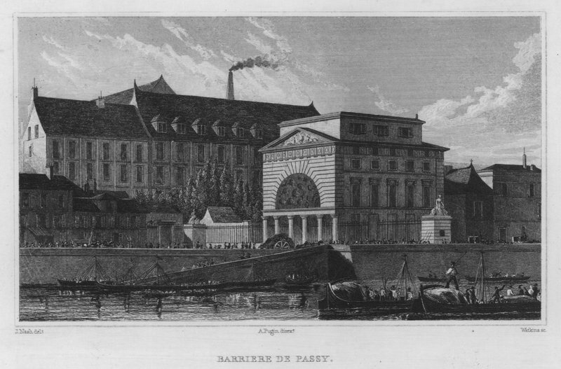 Paris, Barriere De Passy (metszet) alkotó: English School