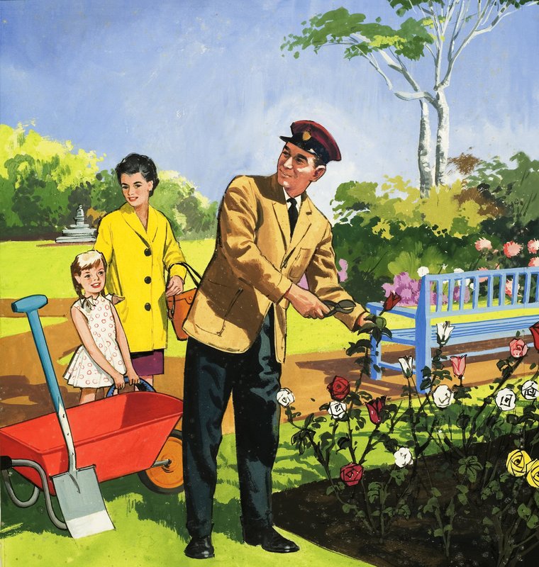 Parkőr alkotó: English School