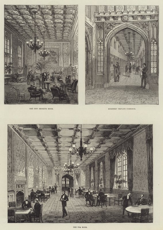 Parlamenti eljárás (metszet) alkotó: English School