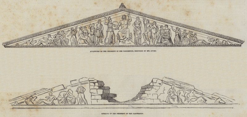 Parthenon (metszet) alkotó: English School