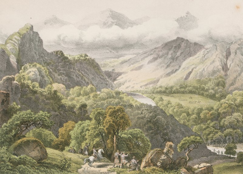 Killiecrankie hágója alkotó: English School