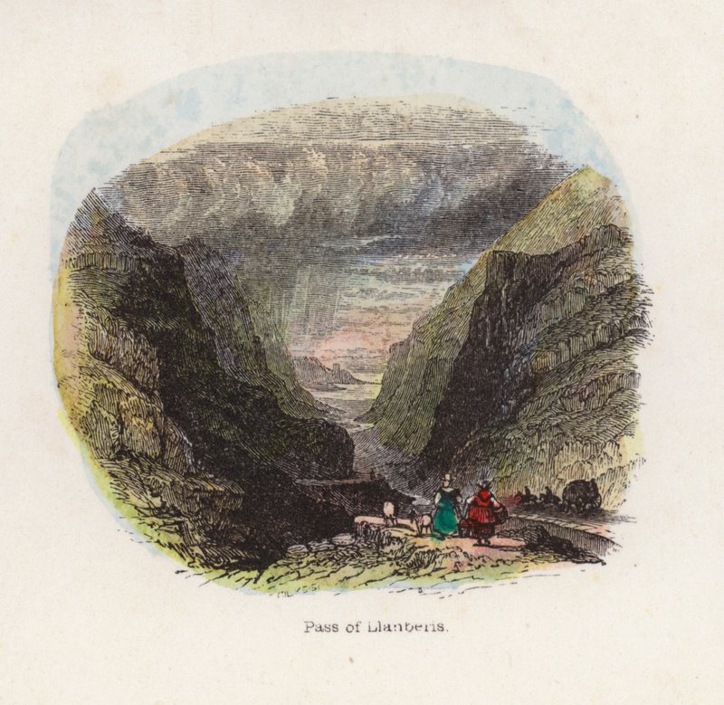 Llanberis bérlet (színes metszet) alkotó: English School
