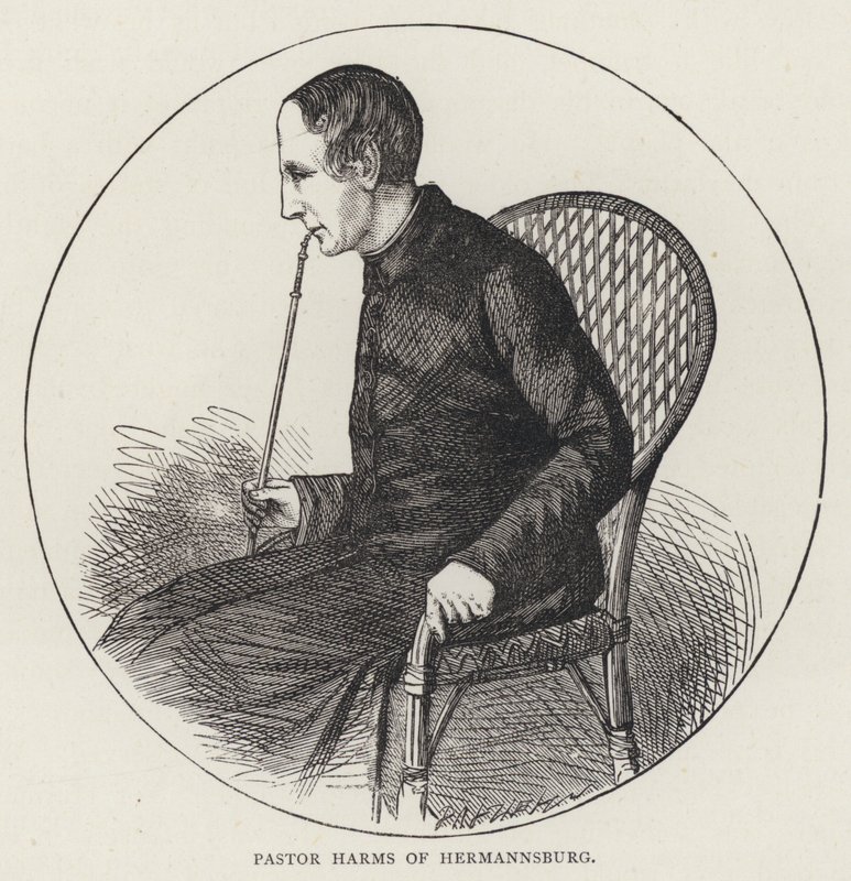 Harms hermannsburgi lelkész (metszet) alkotó: English School