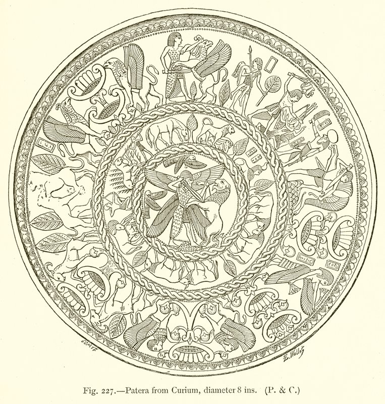 Patera Curiumból, Átmérő 8 hüvelyk alkotó: English School