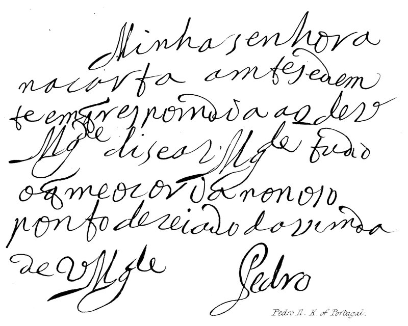 Pedro II, Portugália K alkotó: English School