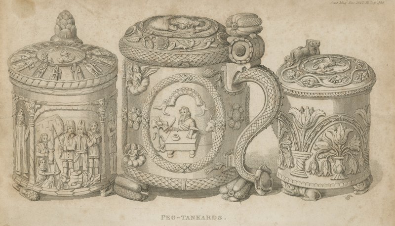 Peg Tankards alkotó: English School