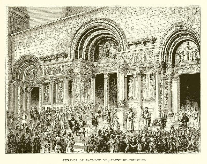VI. Raymond vezeklése, Toulouse grófja alkotó: English School