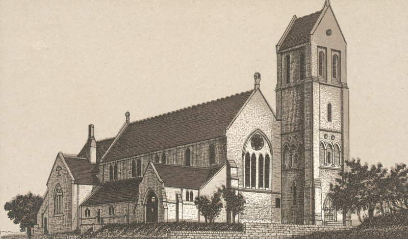 Penarth templom (litho) alkotó: English School