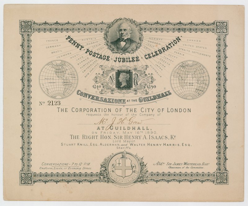 Penny Postage jubileumi ünnepség alkotó: English School