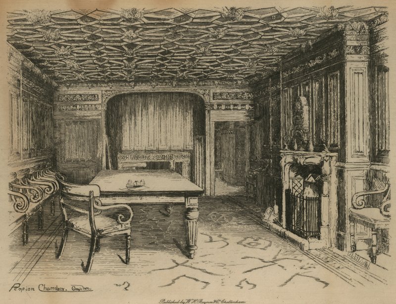 Pension Chamber, Grays Inn, London alkotó: English School