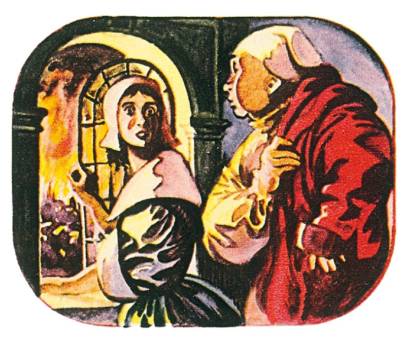 Pepys és szobalánya a nagy londoni tűzvészre néznek hajnali 3 órakor. alkotó: English School