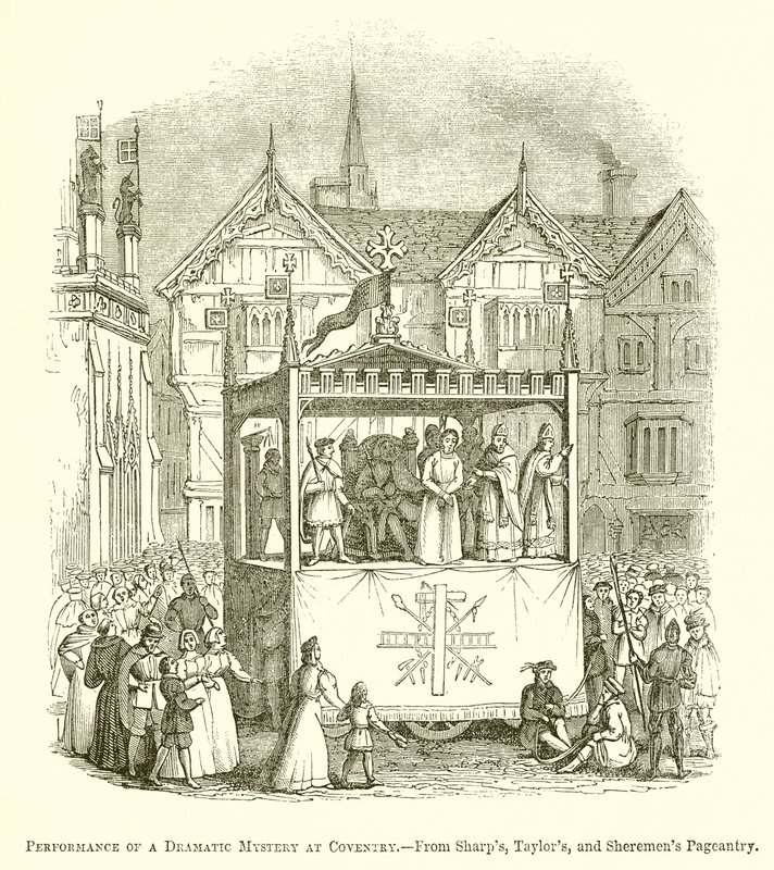 Drámai misztérium előadása Coventryben alkotó: English School