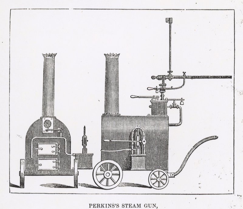 Perkinss Steam Gun alkotó: English School
