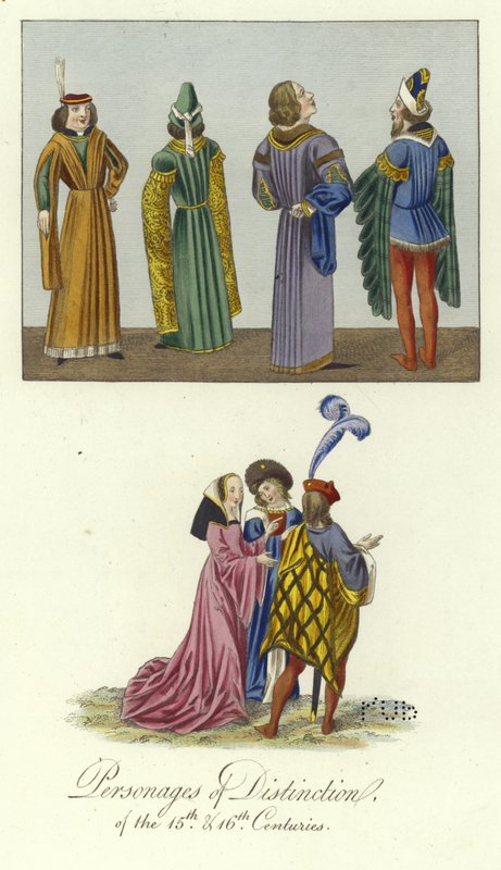 A 15. és 16. század jeles személyiségei alkotó: English School