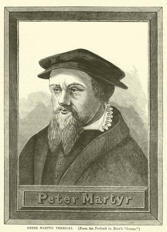 Vermigli Péter mártír (metszet) alkotó: English School
