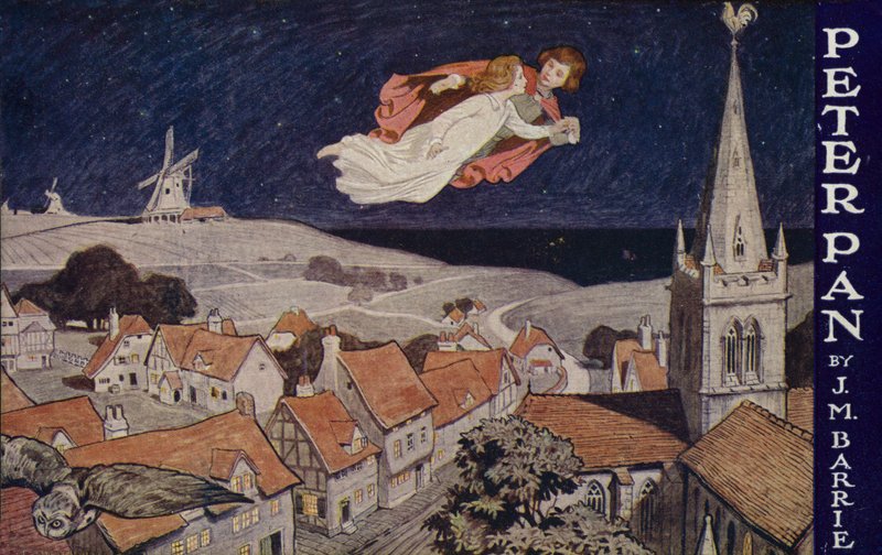 Peter Pan, J. M. Barrie (színes litográfia) alkotó: English School