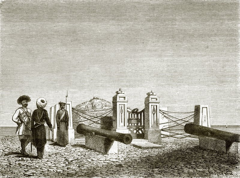 Nagy Péter kunyhója, Derbend közelében alkotó: English School