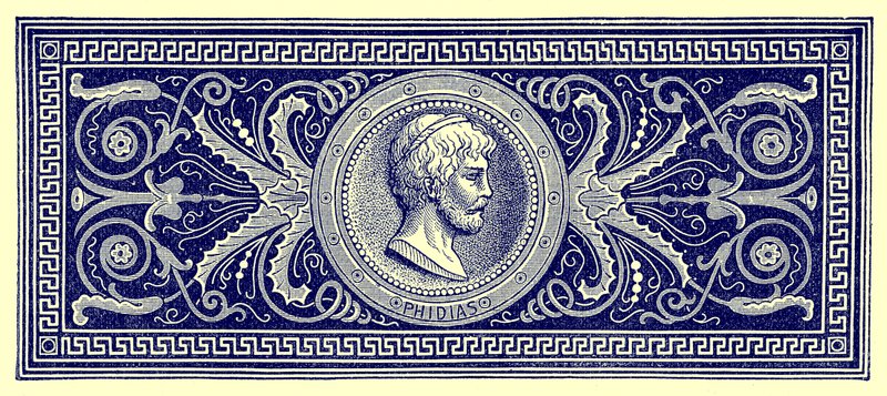 Phidias, Victor Duruy Róma története című illusztrációja, 1884-ben (digitálisan javított kép) alkotó: English School