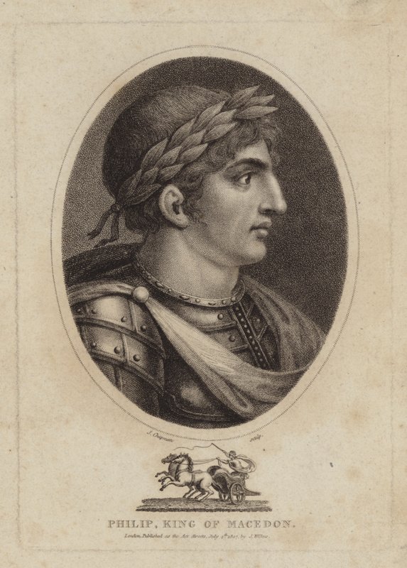 Fülöp, Macedónia királya alkotó: English School