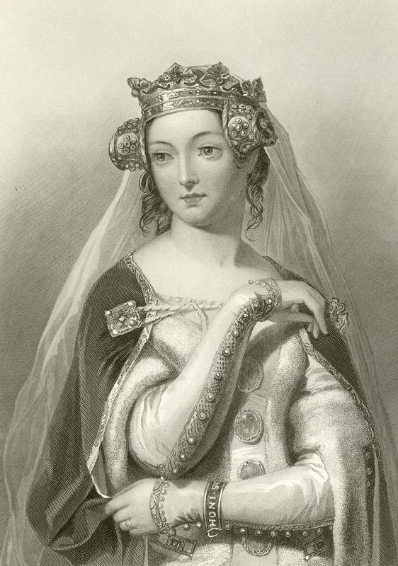 Hainault-i Philippa, III. Edward király hitvese alkotó: English School