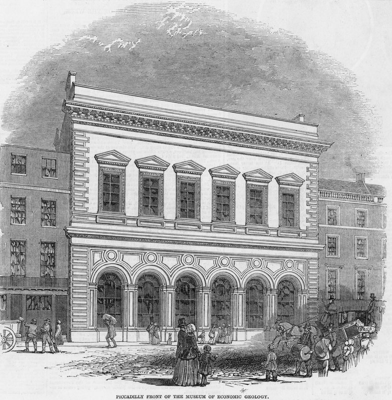 Piccadilly a Gazdasággeológiai Múzeum előtt alkotó: English School