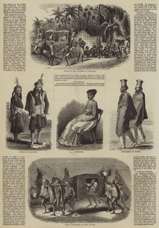 Képek Indiából (metszet) alkotó: English School