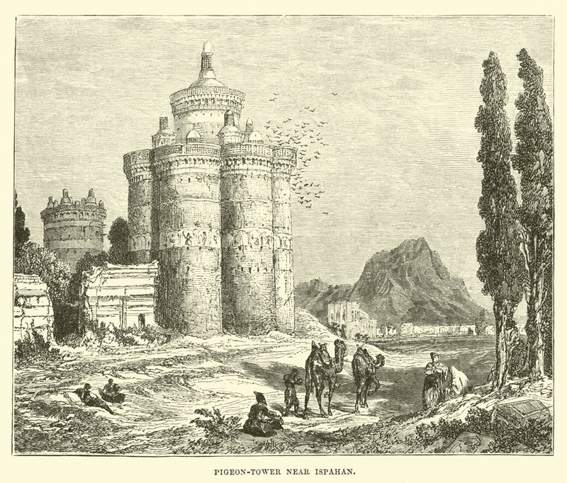 Galamb-torony Ispahan közelében alkotó: English School