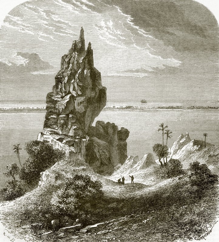 Pinnacle és korallzátony, Bora-Bora alkotó: English School