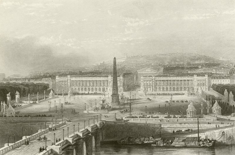 Place de la Concorde – Párizs alkotó: English School
