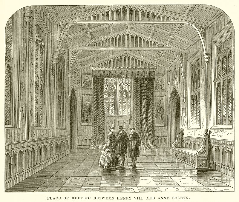 VIII. Henrik és Boleyn Anne találkozási helye alkotó: English School